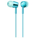 ソニー SONY MDR-EX155AP-L(ライトブルー) 密閉型インナーイヤーレシーバー MDREX155APL