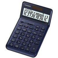 CASIO カシオ JF-S200-NY(ネイビー) スタイリッシュ電卓 12桁 JFS200NYN