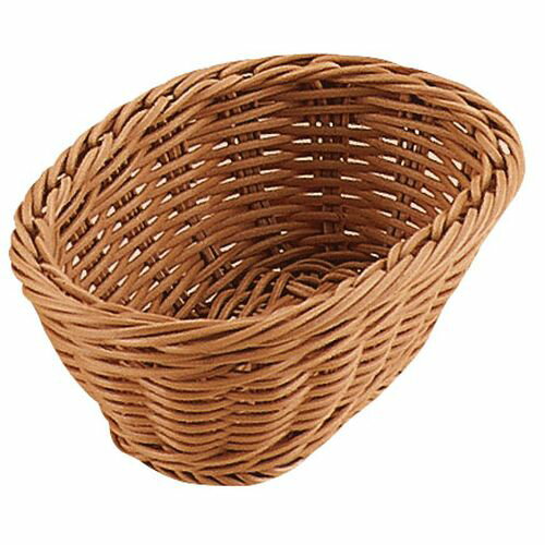 ↑↑↑正確な在庫状況は上記バナー「在庫状況を確認する」をクリックして頂き、必ずご確認ください。&nbsp;&nbsp;■洗える。生鮮、鮮魚、青果、精肉、ベーカリー等さまざまなシーンで活躍。樹脂製だから水洗いもOK。売場の演出効果も抜群です。■水洗いOKで洗剤も使えてお手入れ簡単。食器洗浄機のご使用もでき、衛生的です。■冷蔵庫内でのご使用もできます。(冷凍は不可)■柔軟性、耐衝撃性に優れ、天然籐と違いささくれません。■材質:ポリプロピレン耐熱温度:120℃※30型のみステンレスワイヤー補強入り。[素材・材質]ポリプロピレン型：15メーカー品番：OV-102-BR間口×奥行×高さ(mm)高さ：155×110×55オーガニック野菜やフルーツなどの盛り籠に。