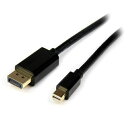 StarTech X^[ebN MDP2DPMM4M(ubN) Mini DisplayPort DisplayPort ϊP[u 4m MDP2DPMM4M