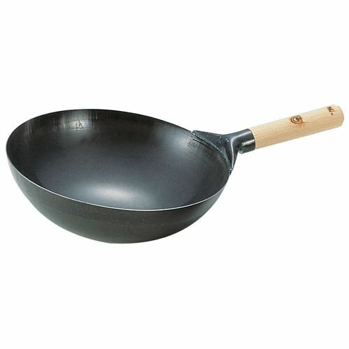 遠藤商事 SA鉄プレス木柄北京鍋 36cm