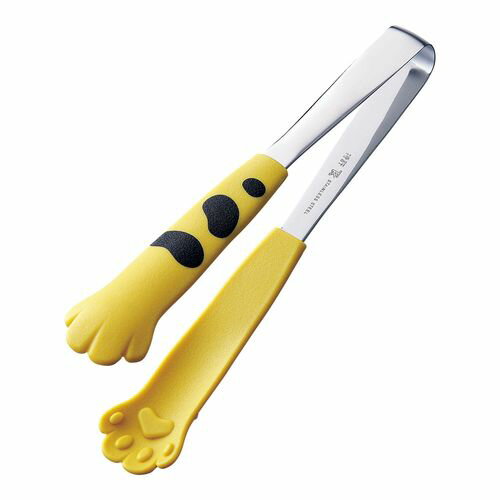 田辺金具 18-0卓上トング きゃっちだにゃん たま 黄