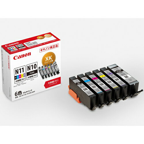 CANON キヤノン XKI-N11XL+N10XL/6MP 純正 インクタンク XKI-N11XL+XKI-N10XL 6色マルチパック 大容量 XKIN11XLN10X