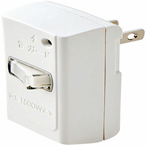 ~2 Holes - エレコム ELECOM T-KTR02WH フロントタップ 雷ガード スイッチ付き 1個口 ホワイト TKTR02WH