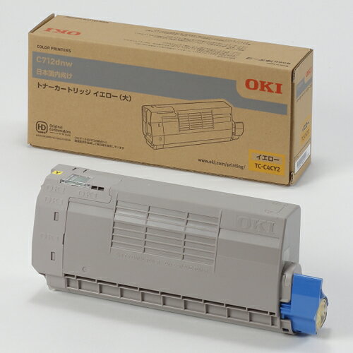 OKI TC-C4CY2 純正 トナーカートリッジ イエロー 大 TCC4CY2