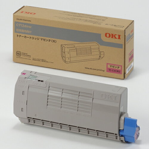 OKI TC-C4CM2 純正 トナーカートリッジ マゼンタ (大) TCC4CM2