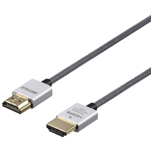 Хåե BUFFALO BSHDPS20SV(С) Premium HDMI֥륹ॿ 2m BSHDPS20SV