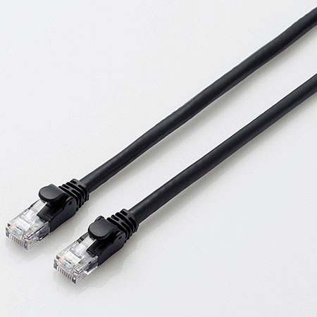 エレコム ELECOM LD-GPA/BK10 ブラック カテゴリー6A対応LANケーブル 10m LDGPABK10