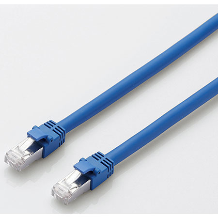 エレコム ELECOM LD-TWS/BU10 ブルー カテゴリー7対応LANケーブル 10m LDTWSBU10