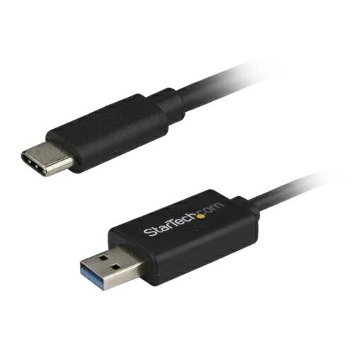 StarTech スターテック USBC3LINK(ブラック) USB3.0データリンクケーブル C-A 2m USBC3LINK StarTech スターテック USBC3LINK(ブラック) USB3.0データリンクケーブル C-A 2m USBC3LINK