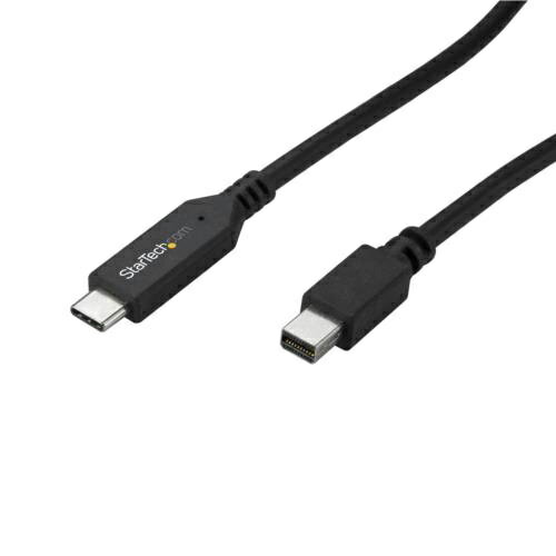 StarTech スターテック CDP2MDPMM6B(ブラック) USB-C-Mini DisplayPortケーブル 4K/60Hz 1.8m CDP2MDPMM6B