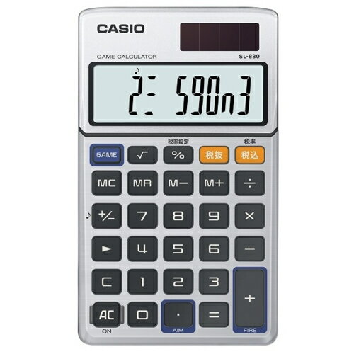 CASIO カシオ SL-880 ゲーム電卓 10桁 SL880N