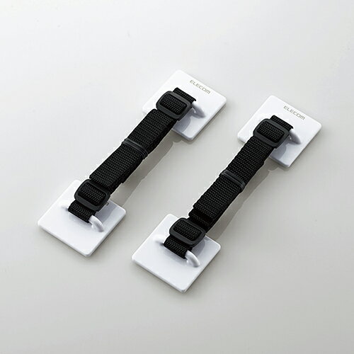 エレコム ELECOM TS-002N2 耐震ベルト 粘着シールタイプ TS002N2