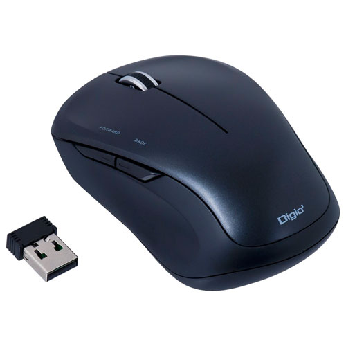 樂天商城 - ナカバヤシ MUS-RKF118BK ブラック USB BlueLEDマウス 5ボタン MUSRKF118BK
