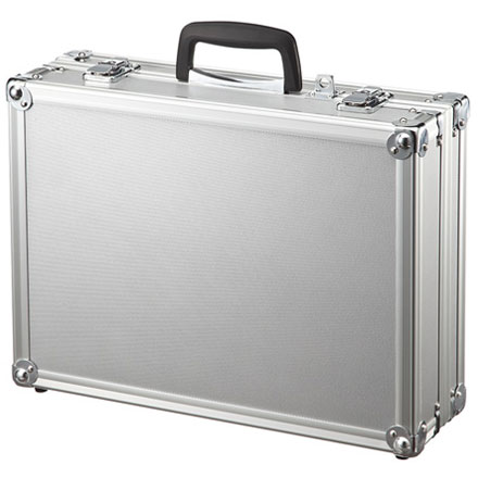 サンワサプライ BAG-AL5SL シルバー セキュリティ対応アルミケース BAGAL5SL