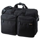 サンワサプライ BAG-3WAY22BK(ブラック) 3WAYビジネスバッグ 出張用 大型 BAG3WAY22BK