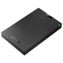 バッファロー(BUFFALO) HD-PCG1.0U3-BBA(ブラック) ポータブルHDD 1TB USB3.1(Gen1) /3.0/2.0接続 耐衝撃