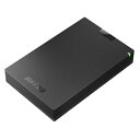 【エントリーで更に 3倍】バッファロー BUFFALO HD-PCG2.0U3-GBA(ブラック) ポータブルHDD 2TB USB3.1(Gen1) /3.0/2.0接続 HDPCG20U3GBA