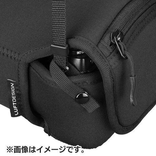 イーベストPC・家電館のハクバ HAKUBA DCS-03M140BK ブラック ルフトデザイン スリムフィット カメラジャケット M-140 DCS03M140BK｜アングル2