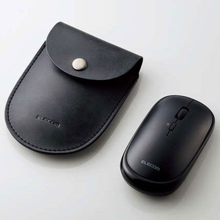 エレコム ELECOM M-TM10BBBK(ブラック) Bluetooth4.2 モバイルマウス Slint(スリント) 4ボタン MTM10BBBK