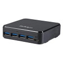 StarTech スターテック HBS304A24A(ブラック) 4x4対応 USB 3.0 周辺機器共有スイッチ切替器 HBS304A24A(2)