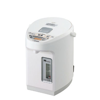 【長期保証付】象印 ZOJIRUSHI CV-WB22-WA(ホワイト) 優湯生(ゆうとうせい) マイコン沸とうVE電気まほうびん 2.2L CVWB22WA