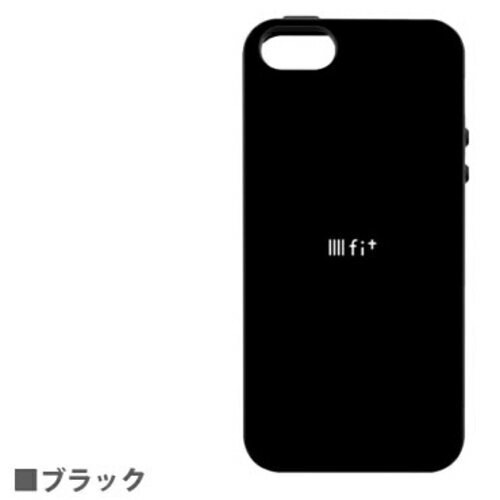 グルマンディーズ gourmandis IIIfi+(イーフィット) ケース ブラック iPhoneSE/5s/5用 IFT-04BK IFT04BK