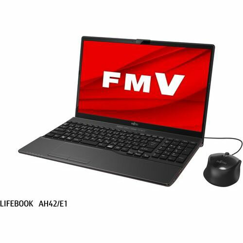 富士通 FMVA42E1B1(ブライトブラック) FMV LIFEBOOK AH 15.6型 Athlon/4GB/256GB/Office