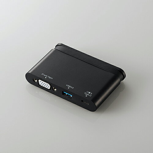 エレコム ELECOM DST-C07BK(ブラック) USB Type-C接続モバイルドッキングステーショ DSTC07BK