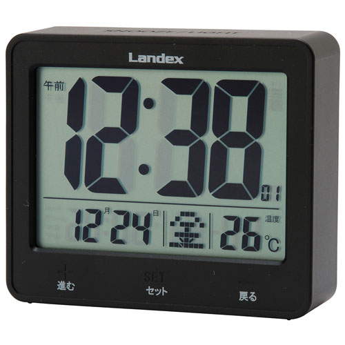 ↑↑↑正確な在庫状況は上記バナー「在庫状況を確認する」をクリックして頂き、必ずご確認ください。&nbsp;&nbsp;■カレンダー■スヌーズ■タッチスイッチYT5253BK電波受信機能：○時刻表示：デジタル秒針動作：○表示部ライト機能：○ア...