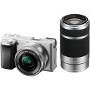 SONY(ソニー) α6400 ダブルズームレンズキット(シルバー) ILCE-6400Y APS-C ミラーレス一眼カメラ ILCE6400YS