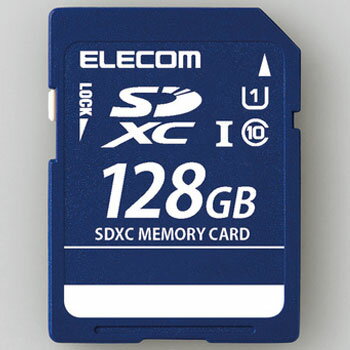 エレコム ELECOM MF-DSD128GU11R SDXCメモリカード UHS-I 対応 128GB CLASS10 MFDSD128GU11R