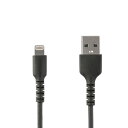 StarTech スターテック RUSBLTMM2MB(ブラック) ライトニングケーブル 2m Apple MFi認証 RUSBLTMM2MB(2)