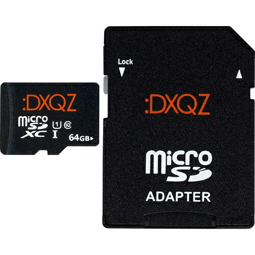 DXQZ DDMS064G01 microSDXCメモリカード 64GB CLASS10 DDMS064G01