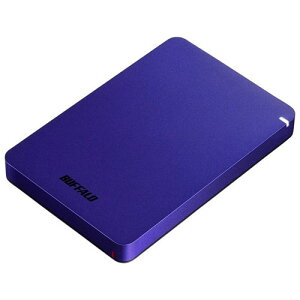 Хåե BUFFALO HD-PGF1.0U3-BLA(֥롼) ݡ֥HDD 1TB USB3.1(Gen1) /3.0/2.0³ Ѿ׷ HDPGF10U3BLA