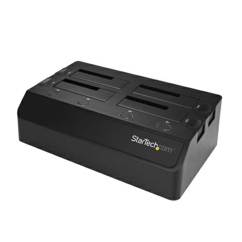 StarTech X^[ebN SDOCK4U313(ubN) 4xC SATA SSD/HDDhbLOXe[V SDOCK4U313