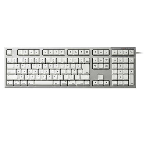 東プレ R2SA-JP3M-WH(シルバー/白) Realforce SA for Mac フルキーボード 日本語114配列 APC機能 R2SAJP3MWH