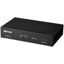 バッファロー BUFFALO LSW6-GT-5NS/BK(ブラック) Giga対応スイッチングハブ 電源内蔵 5ポート LSW6GT5NSBK(2)