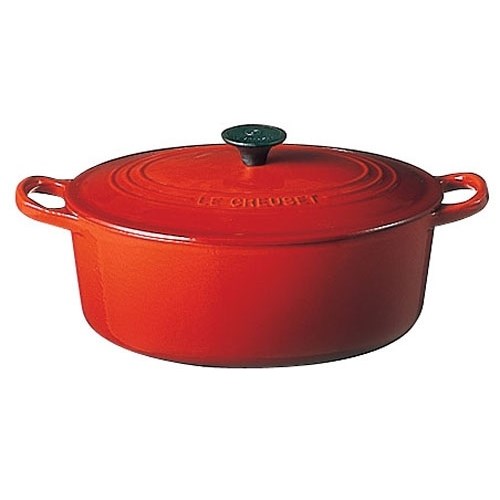 ルクルーゼ ココットオーバル ル・クルーゼ LE CREUSET ココット オーバル IH対応 両手鍋 27cm 2502-27(チェリーレッド) 250227