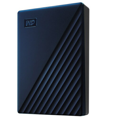 WesternDigital ウエスタンデジタル WDBA2F0040BBL-JESE USB-C&USB-A両対応 My Passport for Mac ポータブルHDD 4TB WDBA2F0040BBL