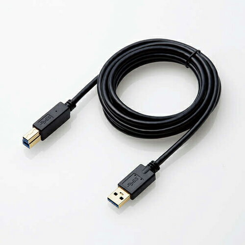 エレコム ELECOM DH-AB3N20BK ブラック USB3.0ケーブル 2m DHAB3N20BK