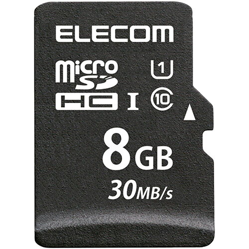 エレコム(ELECOM) MF-MS008GU11LRA データ復旧microSDHCカード 8GB