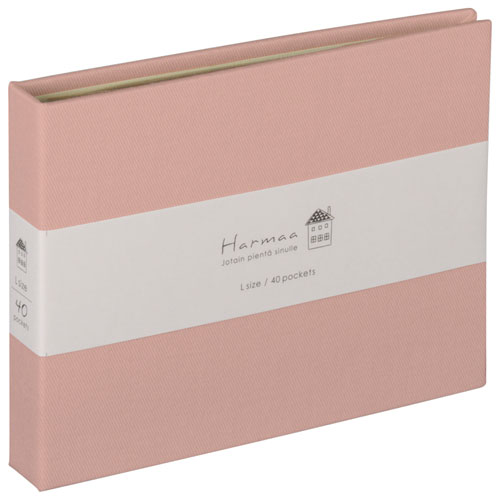 ナカバヤシ A-HRLP-101-P ピンク ハルマー ポケットアルバム L判1段ヨコ40枚 アルバム AHRLP101P