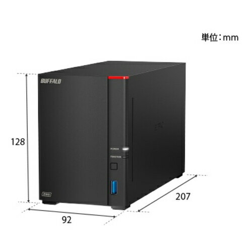 �Хåե����� BUFFALO LS720D0202 2.5GbE DTCP-IP �б� NAS 2�ɥ饤�� 2TB LS720D0202