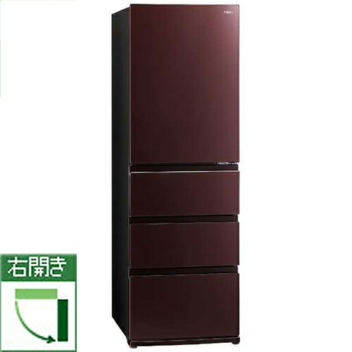 【標準設置料金込】【送料無料】アクア AQUA AQR-VZ46K-T(クリアモカブラウン) Delieシリーズ 4ドア冷蔵庫 右開き 458L AQRVZ46KT[代引・リボ・分割・ボーナス払い不可]