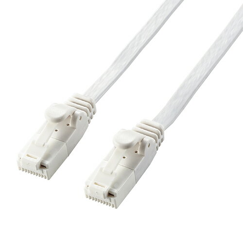 エレコム ELECOM LD-GFAT/WH70(ホワイト) Cat6A LANケーブル 7m LDGFATWH70