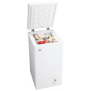 【設置+長期保証】ハイアール(Haier) JF-NC66F-W(ホワイト) 1ドア冷凍庫 直冷式 上開き 66L