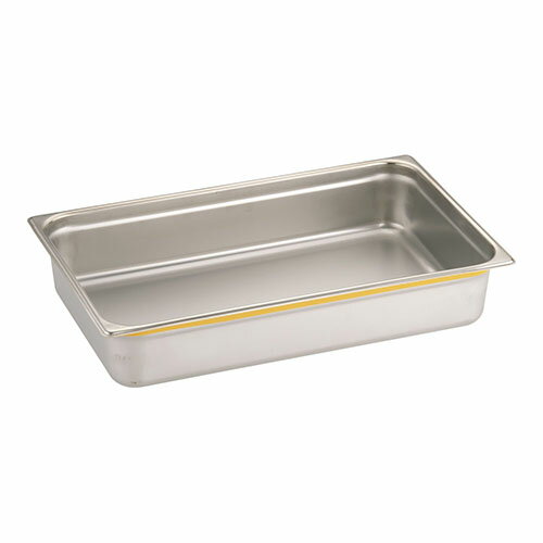 TKGコーポレーション AGS2507 イエロー 18-8カラーラインガストロノームパン 1/1 100mm AGS2507