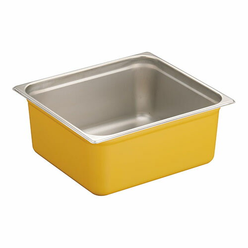 TKGコーポレーション AGS2623 イエロー 18-8カラーガストロノームパン 2/3 150mm AGS2623