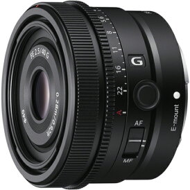 【先着フラッシュクーポン 最大2000円OFF!】ソニー SONY FE 40mm F2.5 G SEL40F25G Eマウント用 フルサイズ 単焦点レンズ SEL40F25G